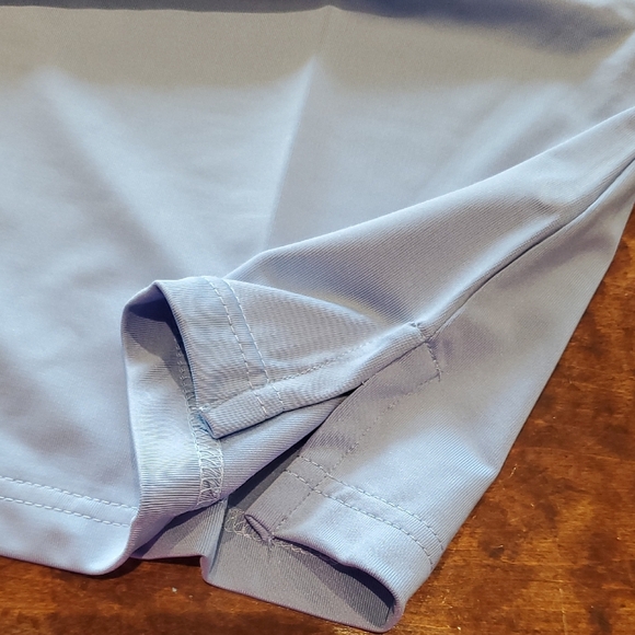 Blue Button Down Polo Shirt - Picture 6 of 10